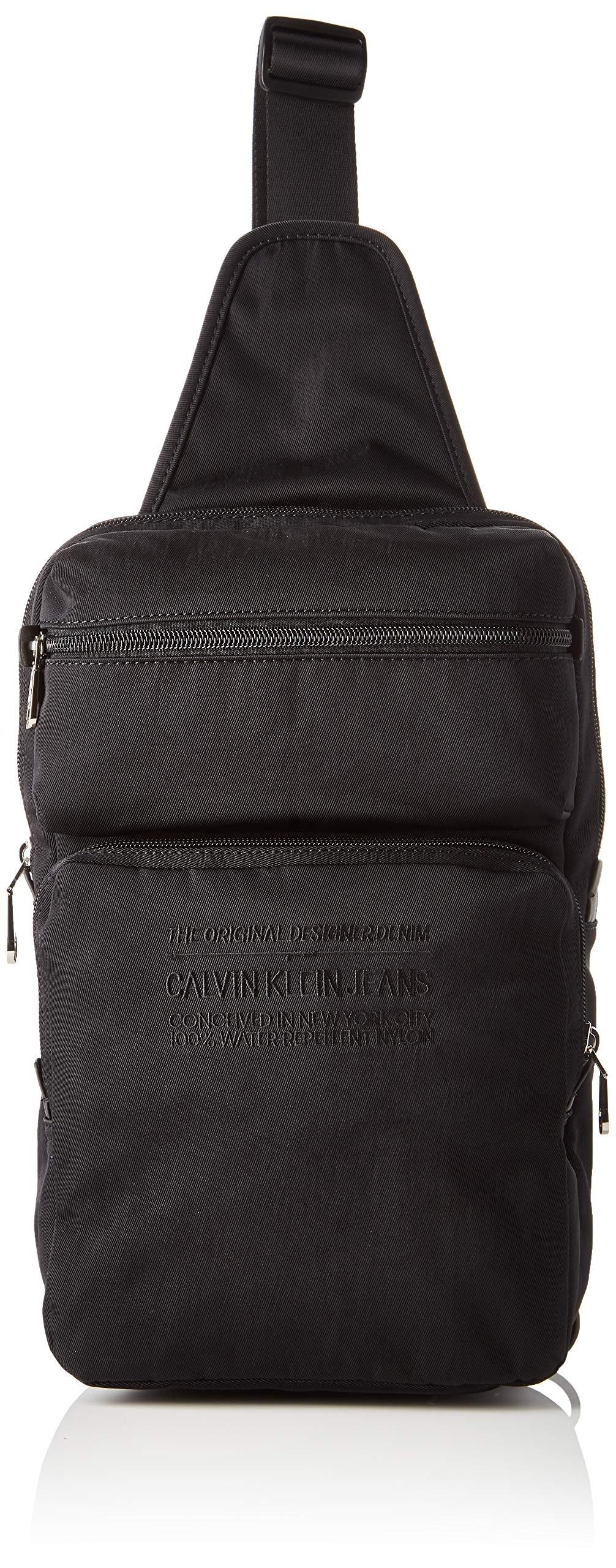 Calvin Klein Synthetic Nylon Utility 2 Pkt Sling 's Shoulder Bag in Black  for Men - Lyst