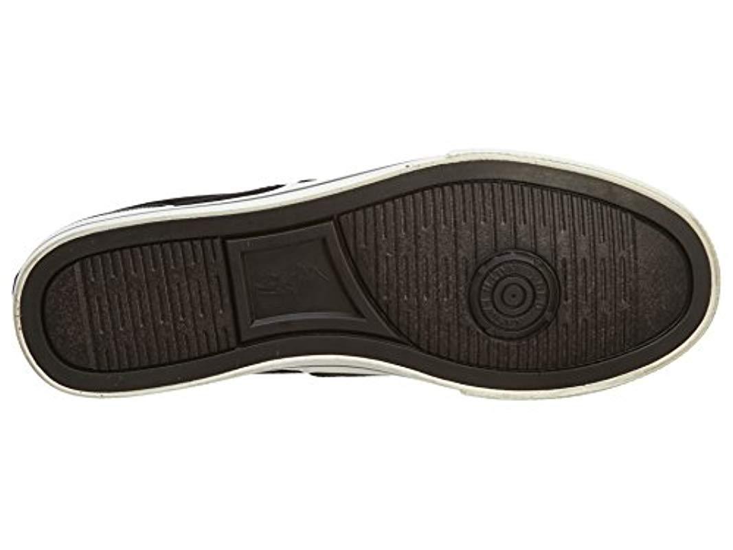 polo ralph lauren men's vaughn saddle fashion sneaker