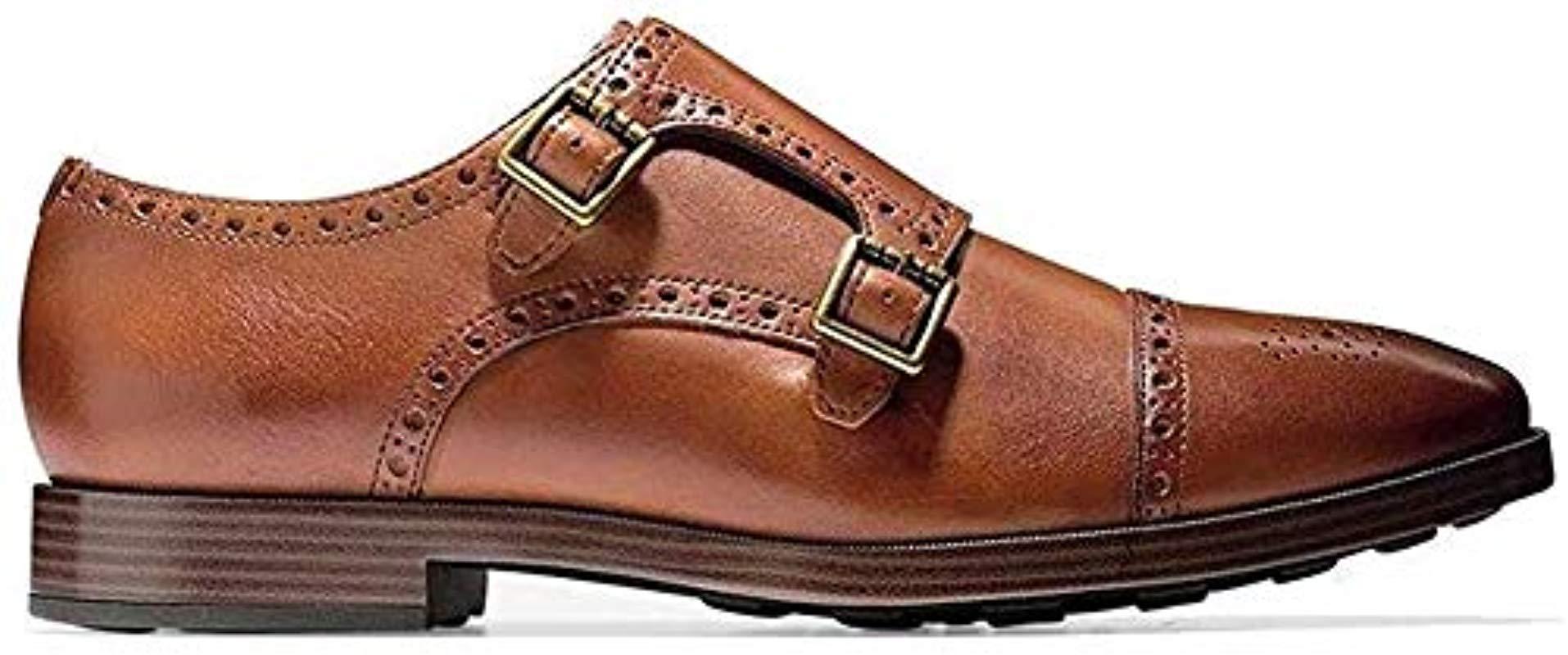 cole haan double monk british tan