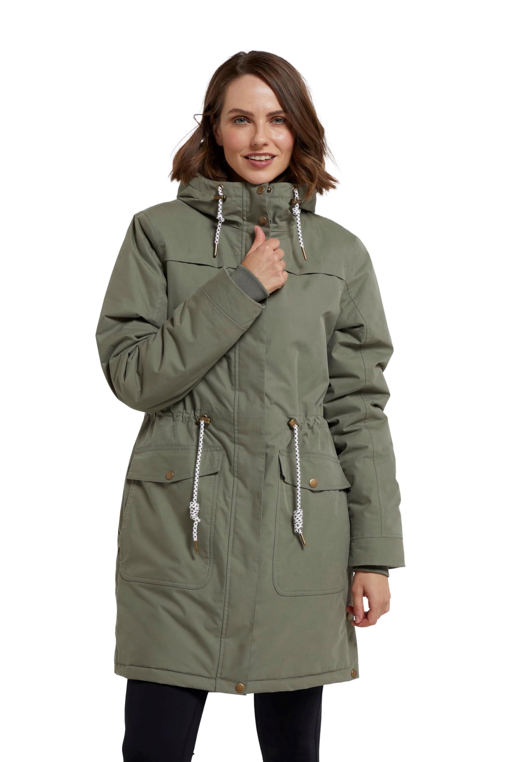 Ozark trail khaki borg lined waterproof coat sale