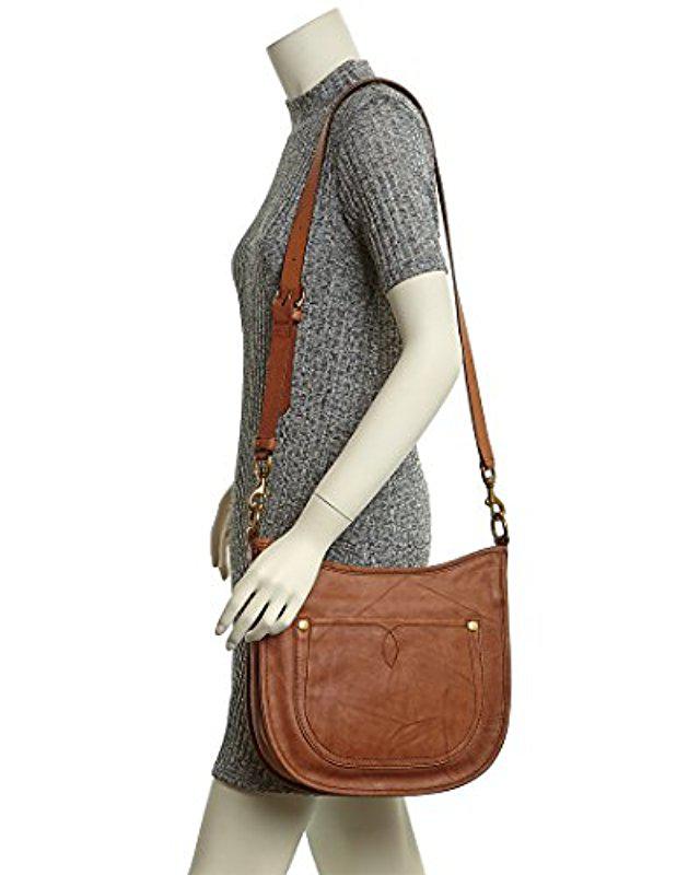 frye campus rivet crossbody