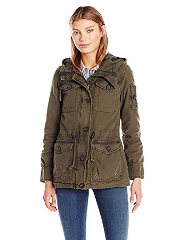 Cotton Four Pocket Hooded Field Jacket 