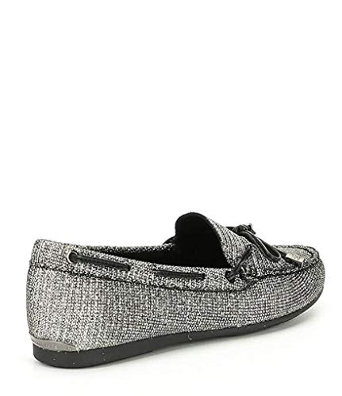 michael michael kors sutton shearling lined moccasins
