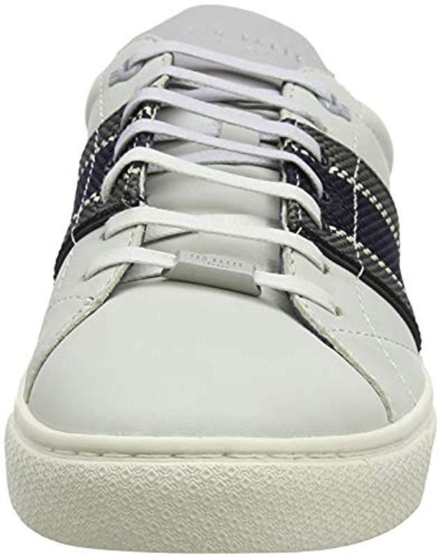 Ted Baker Peppah Trainers in White for 