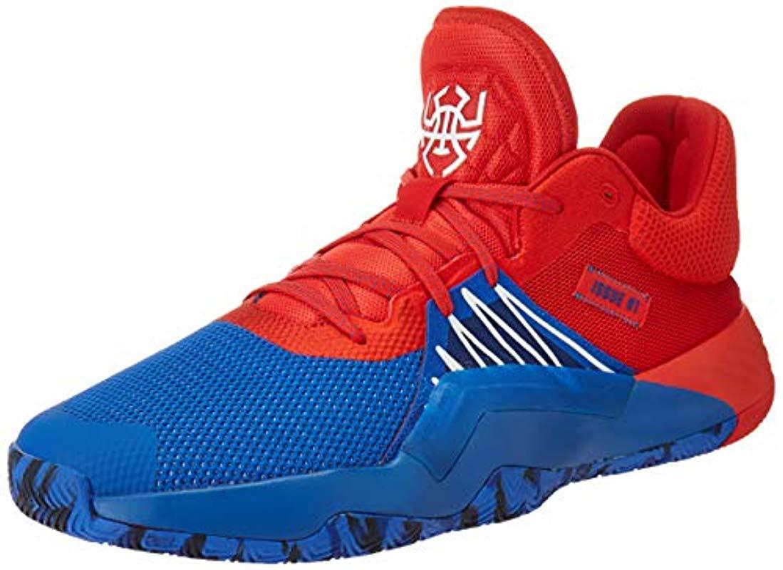 adidas D.o.n. Donovan Mitchell Issue #1 Spiderman Basketball Shoes Blue/red/footwear White for Men Lyst
