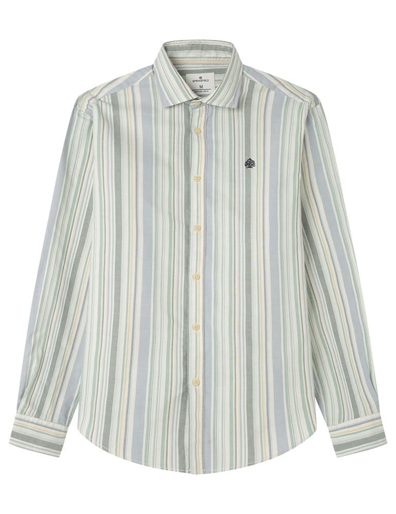 Camisa Estampada Camisa De Hombre Springfield Camisa Estampada