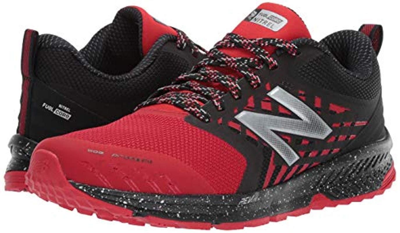 red new balance running shoes