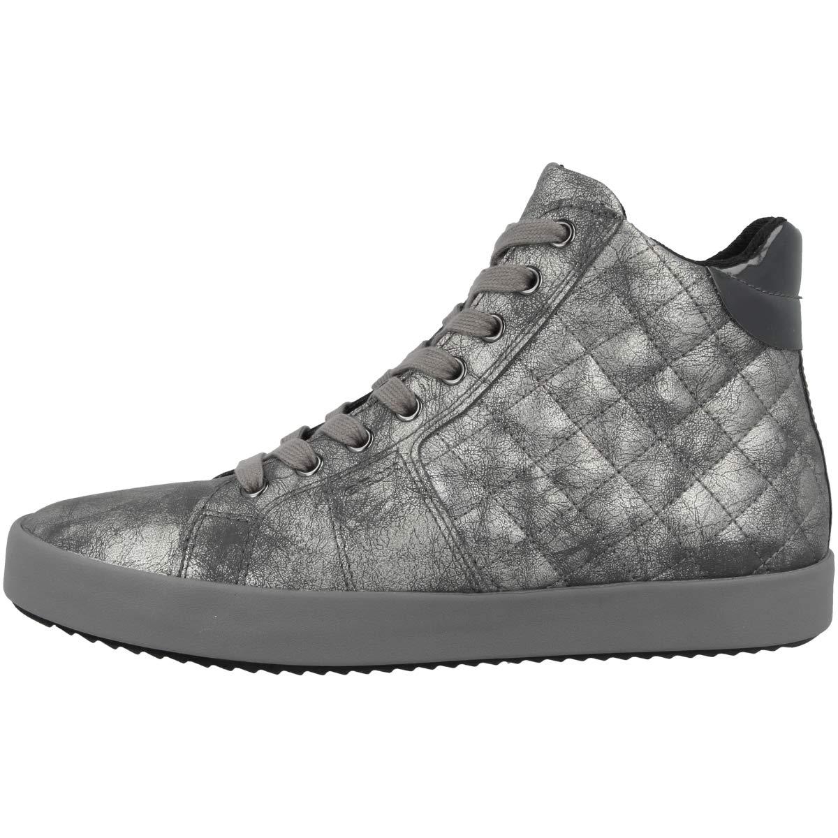 Geox Mid D Blomiee B Trainers Grey in Grey - Save 28% | Lyst UK