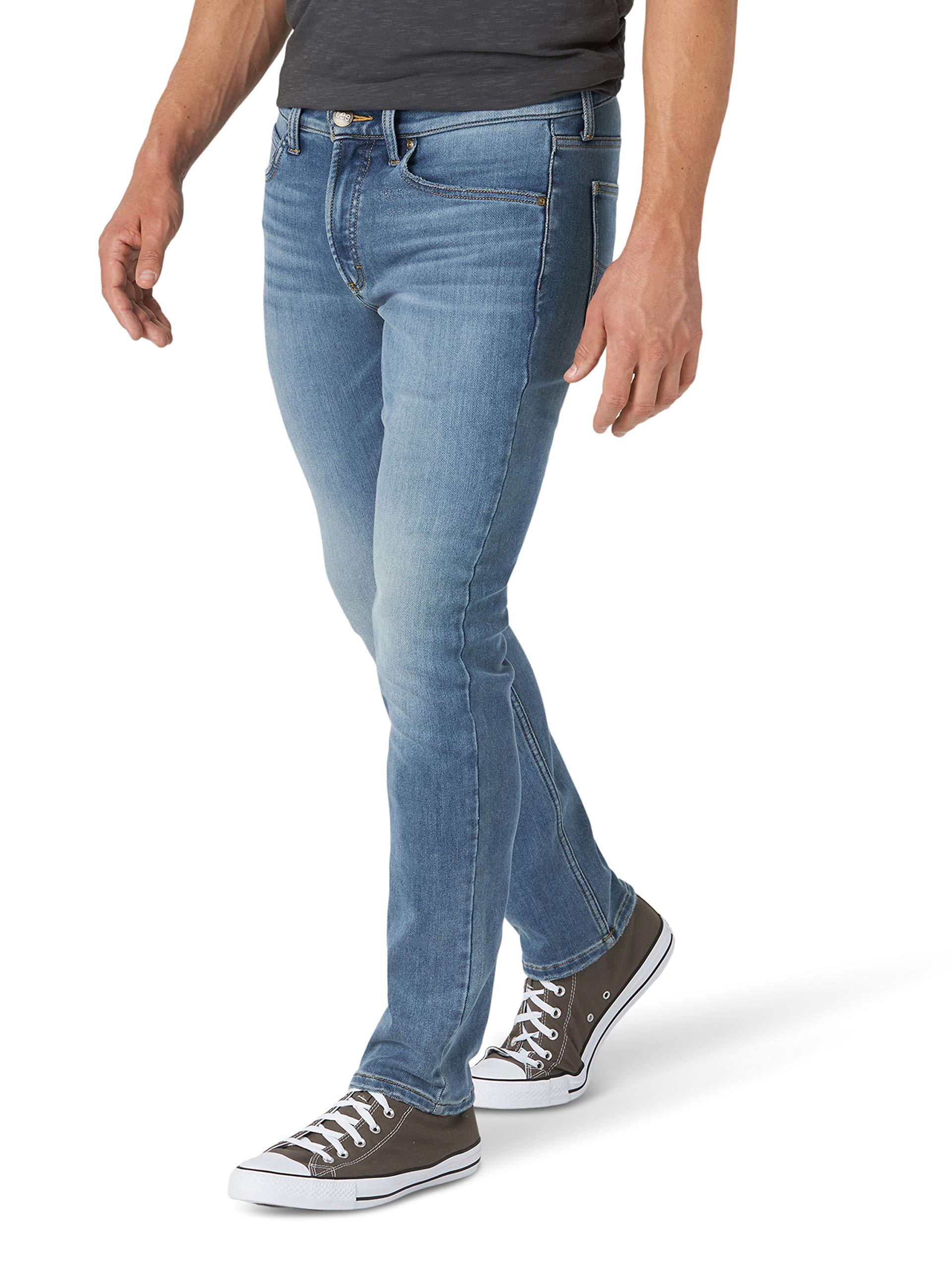 Lee Jeans Denim Brushed Back Straight Fit Tapered Leg Jean in Blue for Men  - Save 6% - Lyst