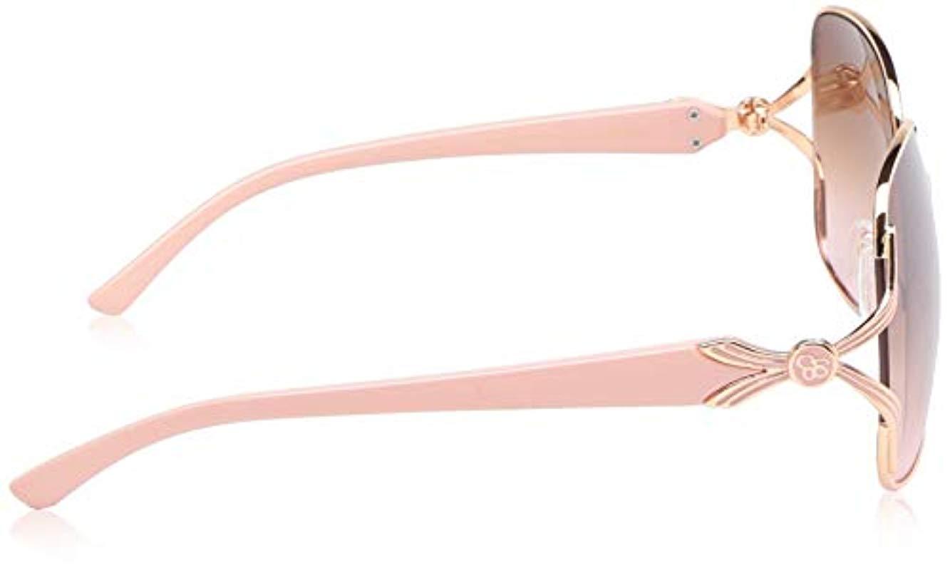 Jessica Simpson J5514 Rgdpk Non-polarized Iridium Round Sunglasses, Rose  Gold Pink, 60 Mm | Lyst