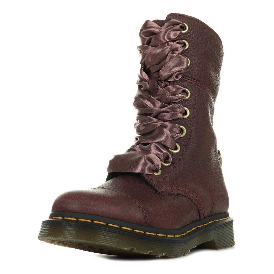dr martens aimilita grizzly cherry red
