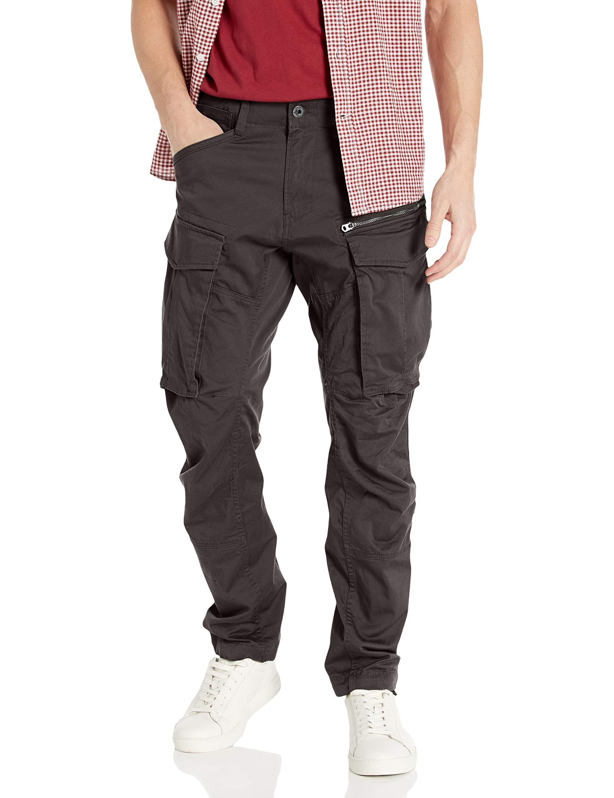 G-Star RAW Baumwolle Rovic Zip 3d Straight Tapered Hose in Grau für Herren  - Sparen Sie 22% - Lyst