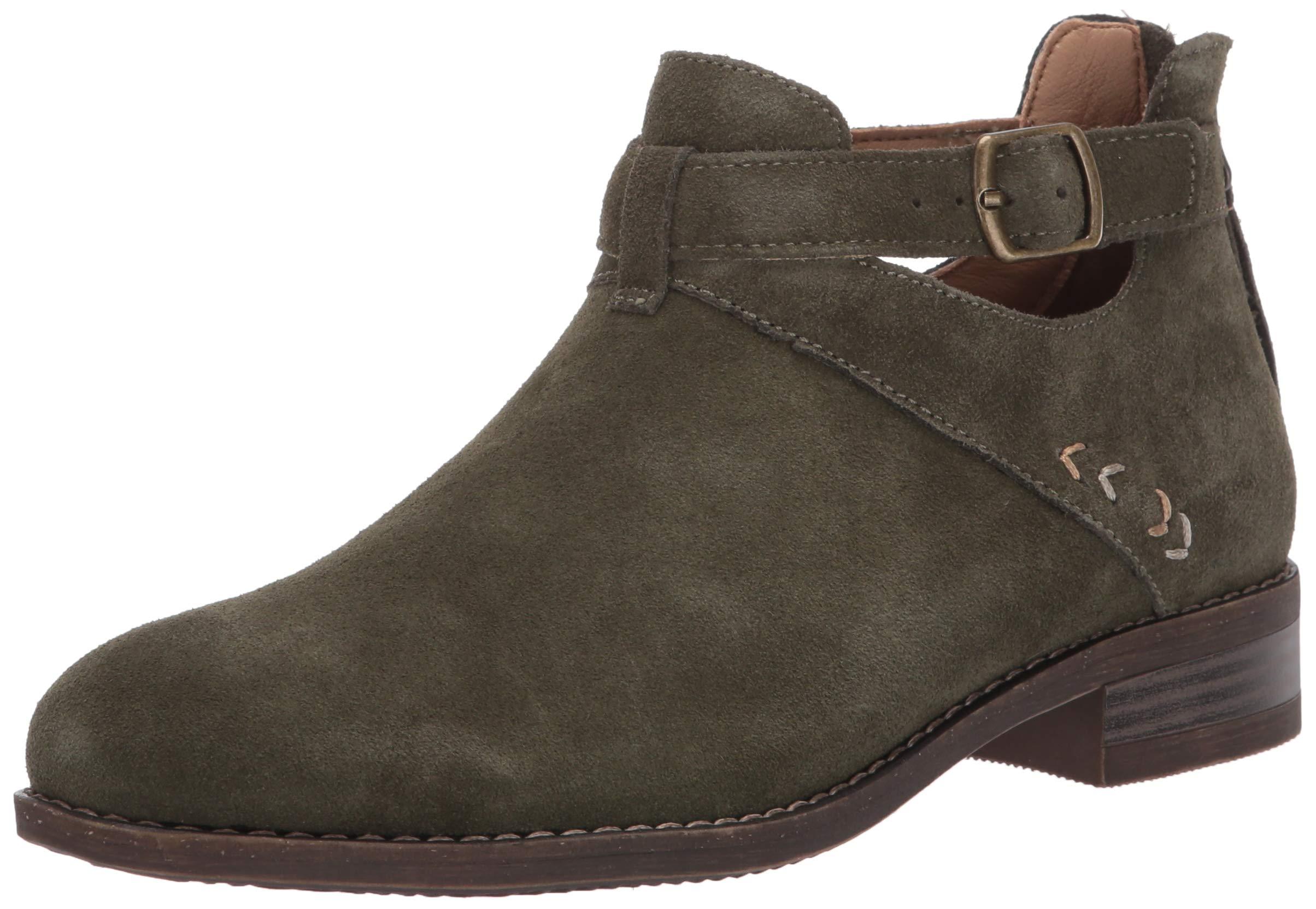skechers womens sepia flat heel booties