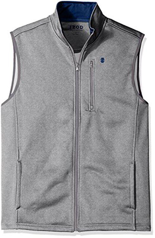Vests IZOD Mens Spectator Fleece Vest