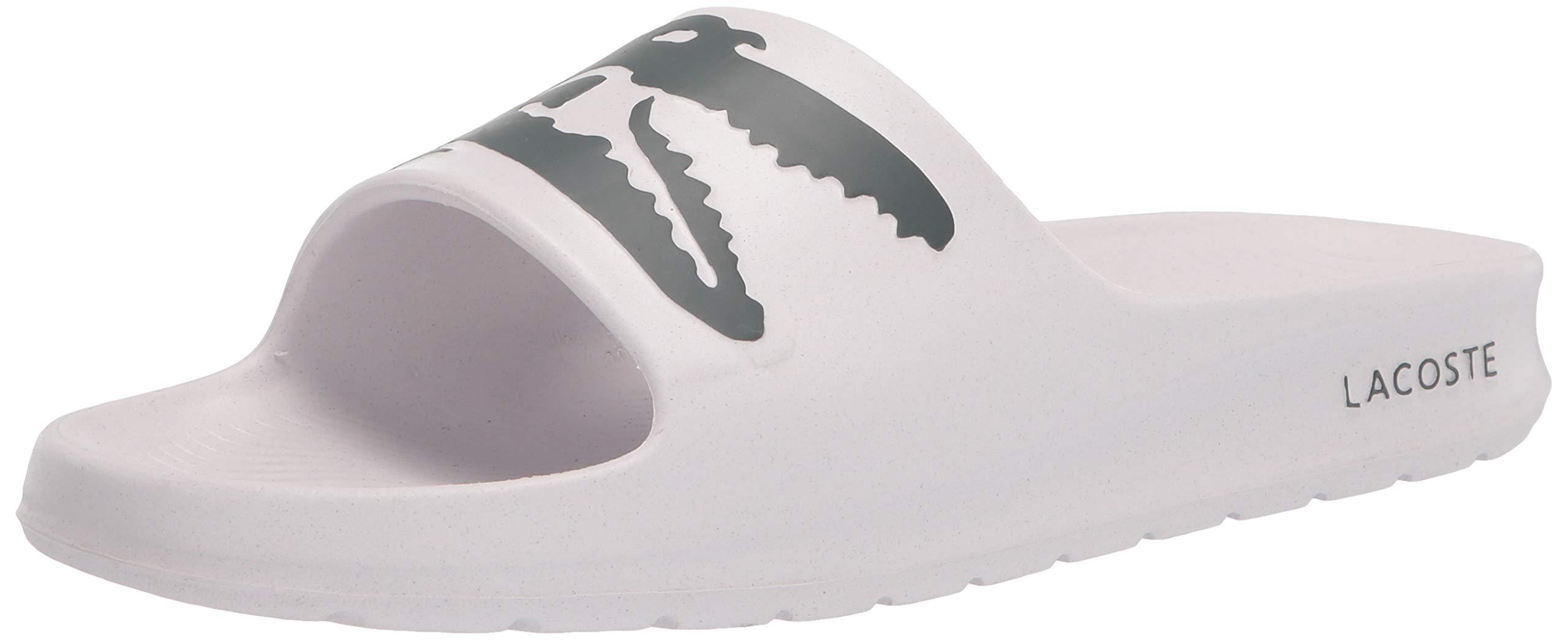 lacoste men's croco slide sandal