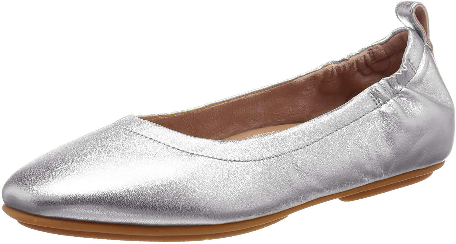 Byg op kul adjektiv Fitflop Allegro Closed Toe Ballet Flats in Silver (Metallic) - Save 30% -  Lyst