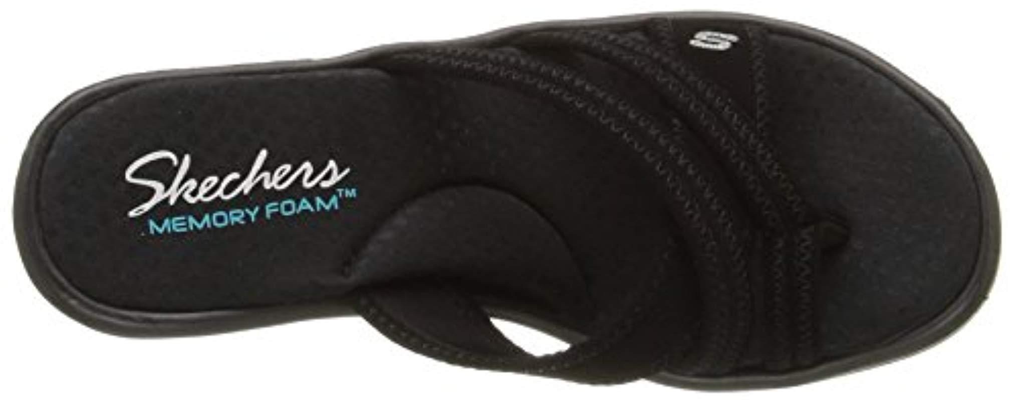 Skechers Cali Rumblers Young At Heart Wedge Sandal Black 10 W Us Lyst UK