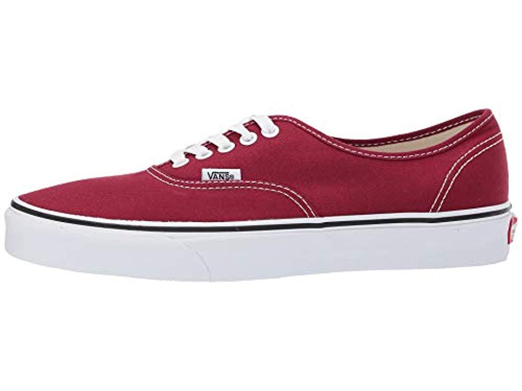 vans bordeaux authentic