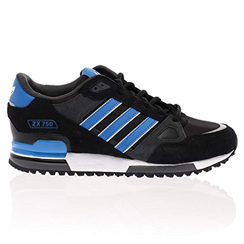 adidas Leather Originals Zx 750, Unisex-adult Trainer in White (Blue) -  Save 68% | Lyst UK