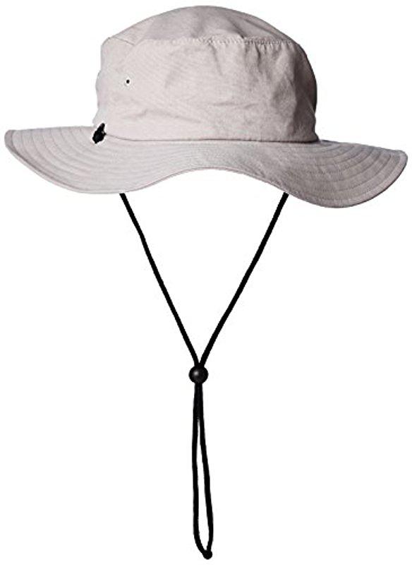 quiksilver men's bushmaster floppy sun beach hat