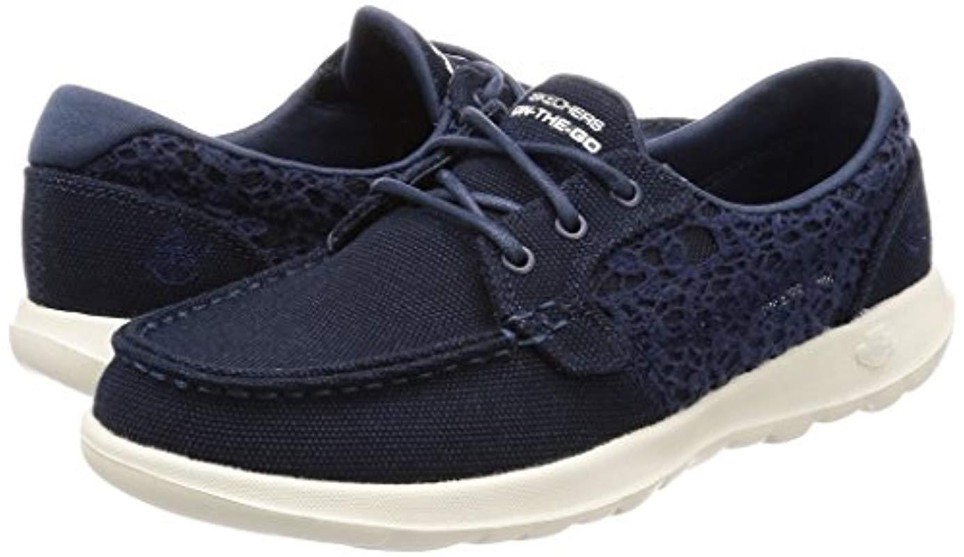 Skechers Leather Skechers Go Walk Lite Boat Shoes Uk Skechers Go