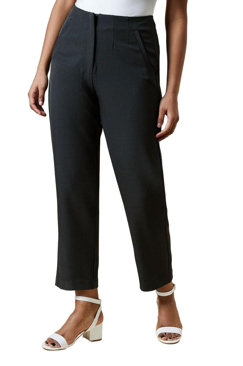 Ankle Grazer Leather Look Trousers Dorothy Perkins Dorothy Perkins - Main Image