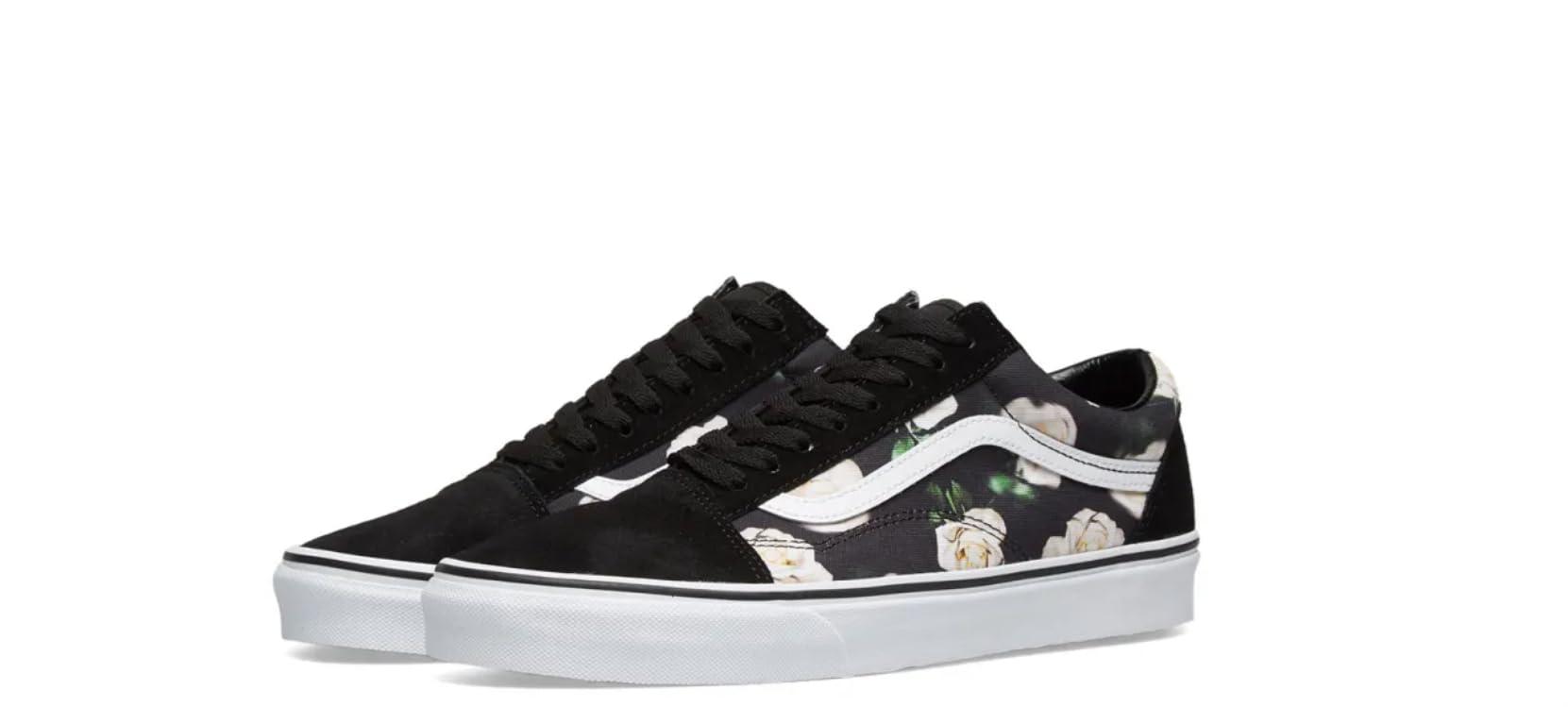 Romantic floral old store skool vans amazon