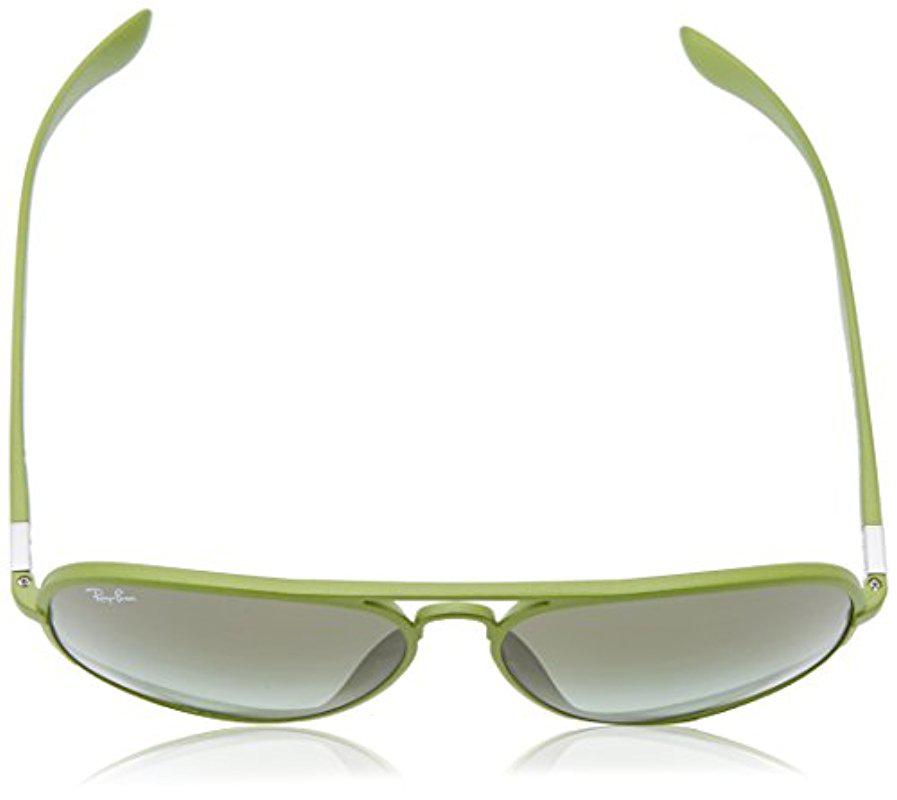 Ray-Ban Aviator Liteforce - Metallized Green Frame Green Gradient Lenses  58mm Non-polarized | Lyst