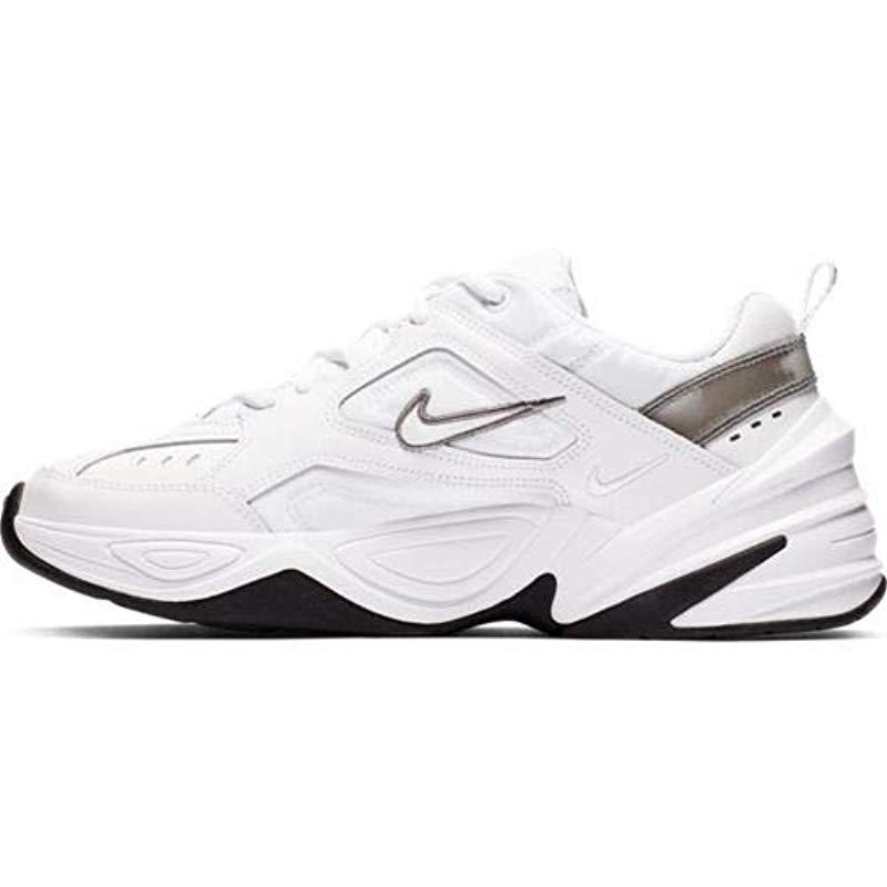 Nike White & Silver M2k Tekno Trainers | Lyst UK