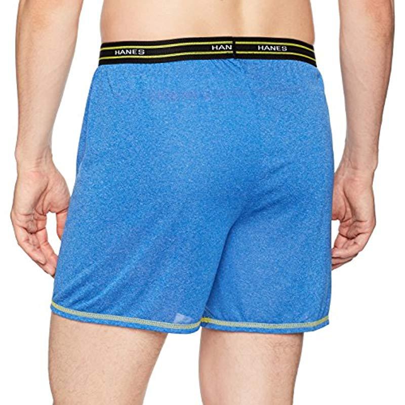 Details about   Mens 3pk Performance Lightweight X~Temp Boxer Briefs Hanes Blk/Gry Marl SM & MED 