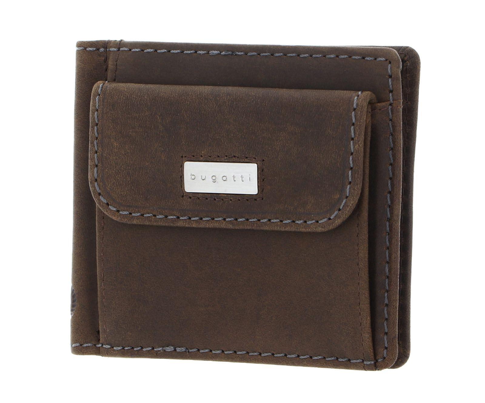 Portachiavi In Pelle Bugatti Primo - 11 Cm, Con Cerniera, Scomparto Monete, Elegante E Compatto - Foto 10