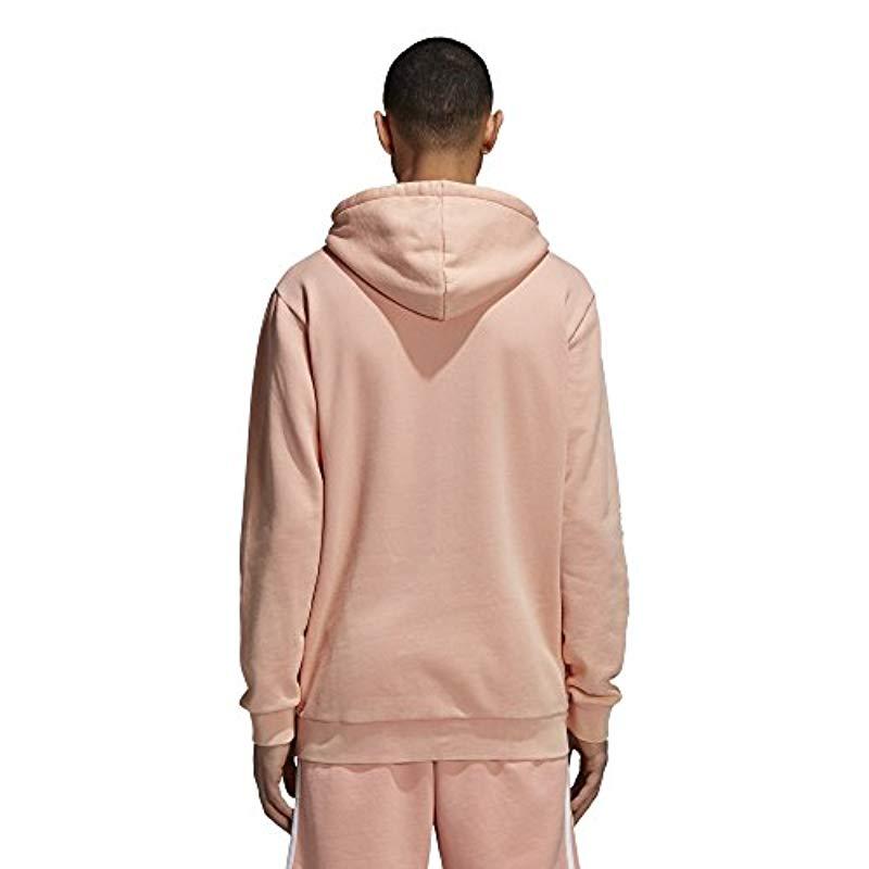 adidas Originals Rubber Trefoil Hoodie in Pink for Men Lyst