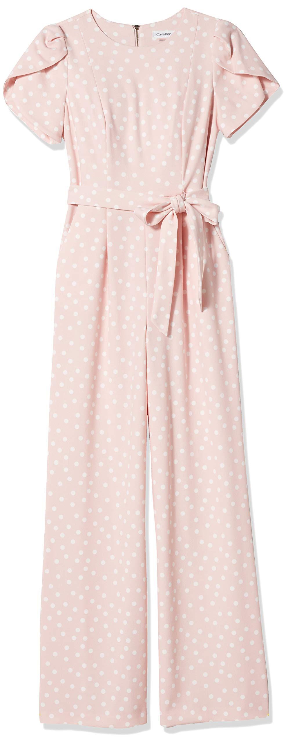 calvin klein tulip sleeve jumpsuit