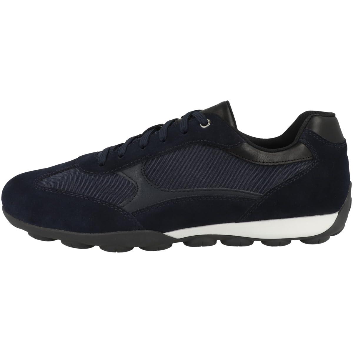 Geox Zapatillas U Snake 2.0 A Para Hombre, Azul Marino, 24.5 Cm
