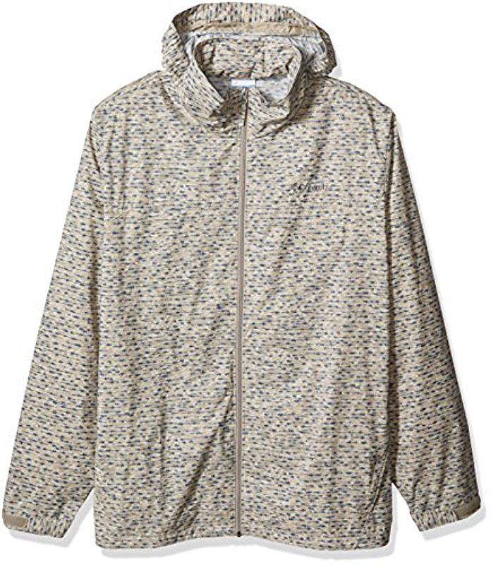columbia men's big & tall glennaker lake packable rain jacket