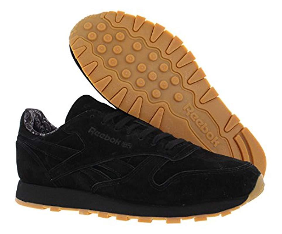 Reebok Classic Leather Tdc Fashion Sneaker in Black for Men - Lyst