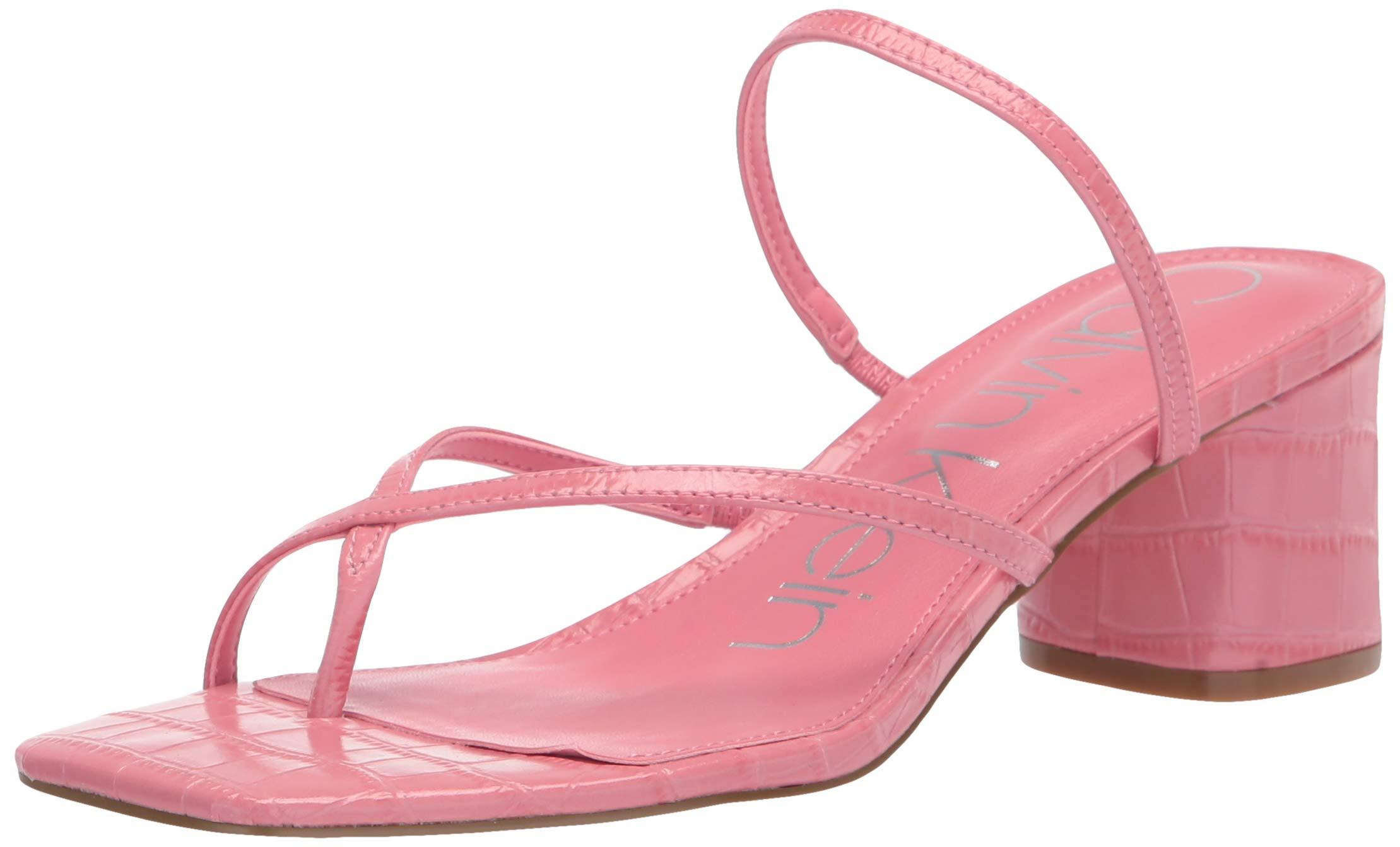 Calvin Klein Becca Sandal in Pink | Lyst