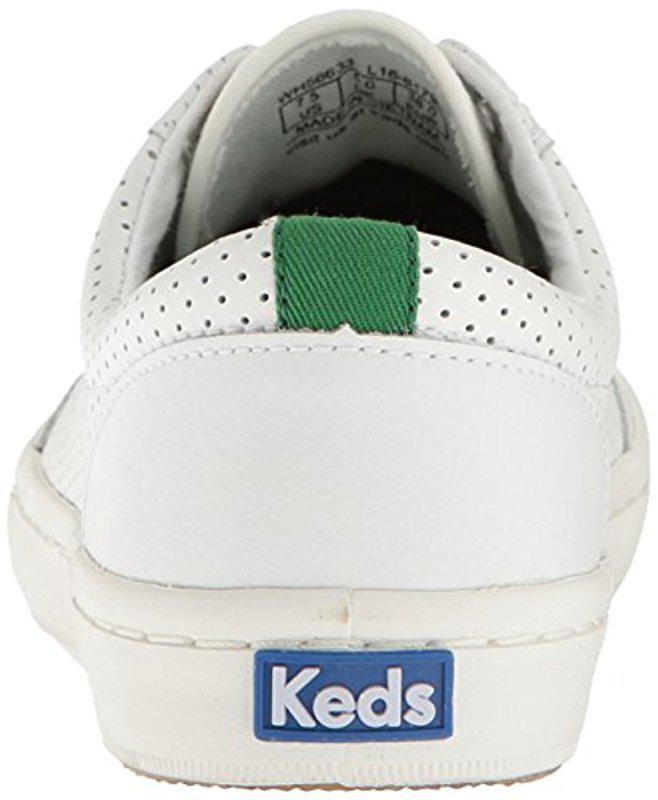 keds kickstart retro court perf leather