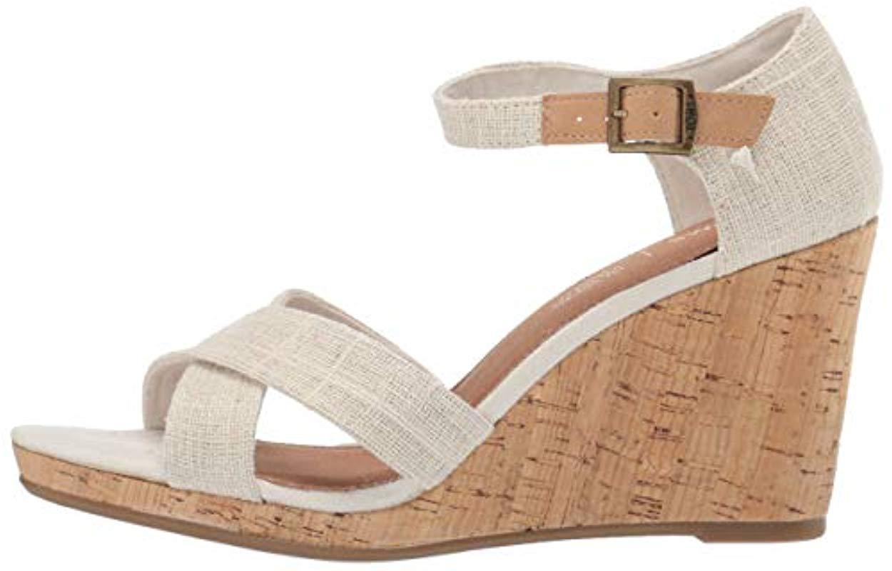 toms women's sienna espadrille wedge sandal
