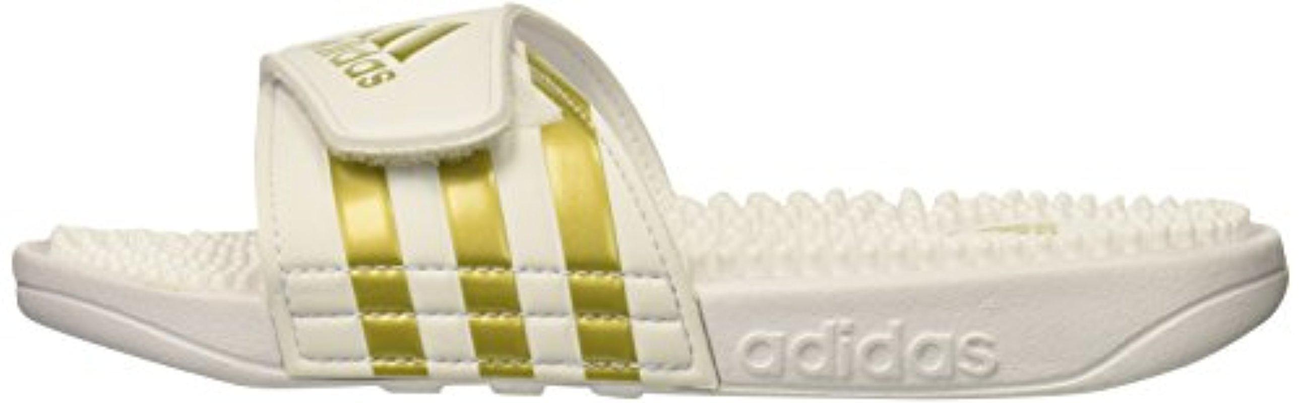 adidas Adissage Slides in White for Men 