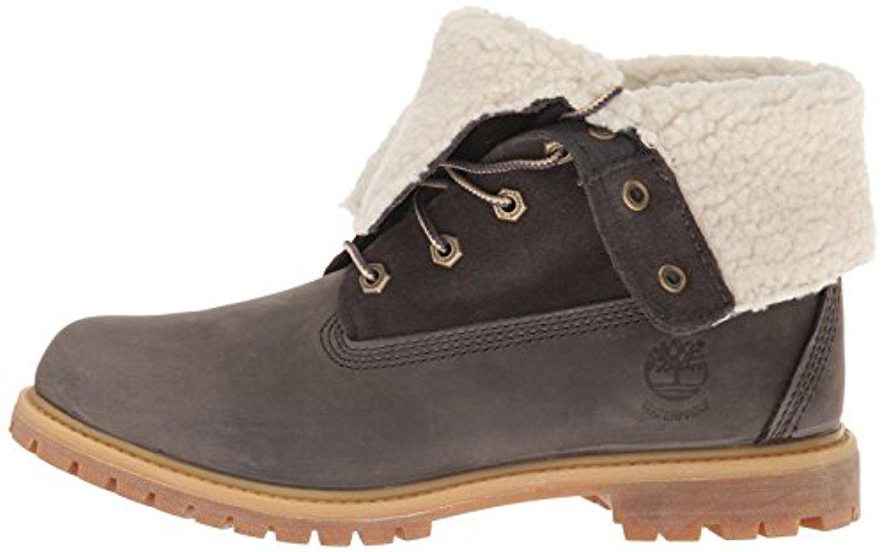 fleece fold down timberlands