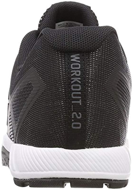 reebok workout 2.0 mujer negro