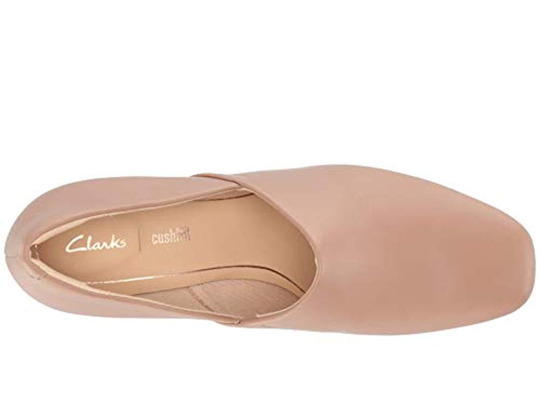 clarks sheer lily leather pumps