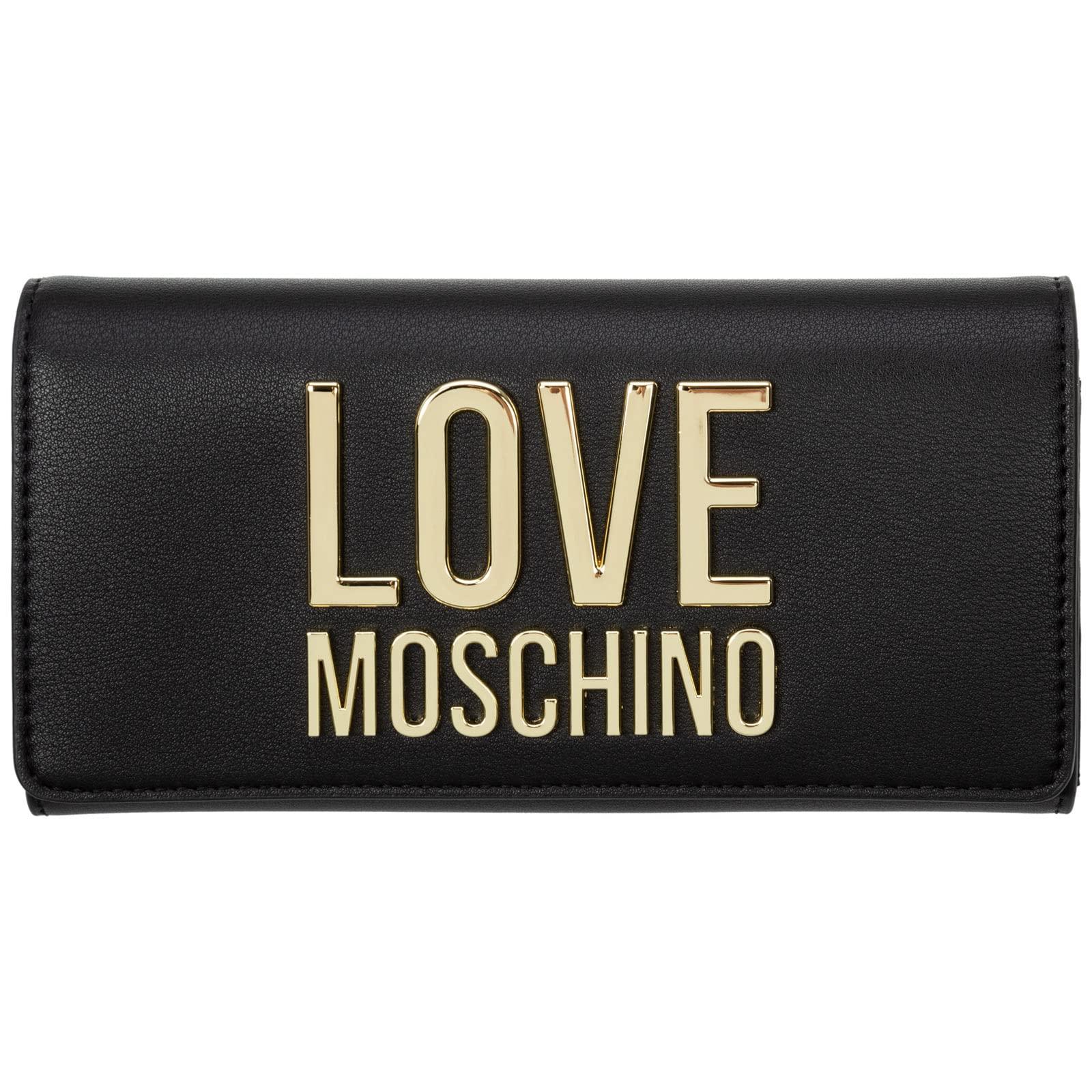 Portafoglio portamonete donna bifold di Love Moschino in Nero | Lyst