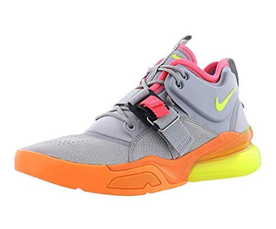 nike air force 270 grey orange