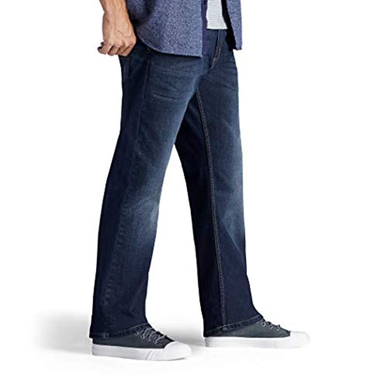 lee relaxed fit bootcut jeans