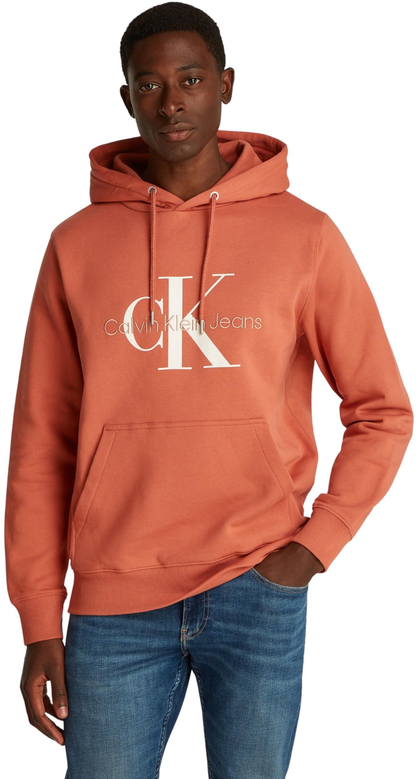Best orange calvin klein hoodie Online