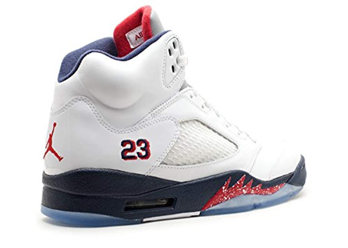 jordan 5 mid red
