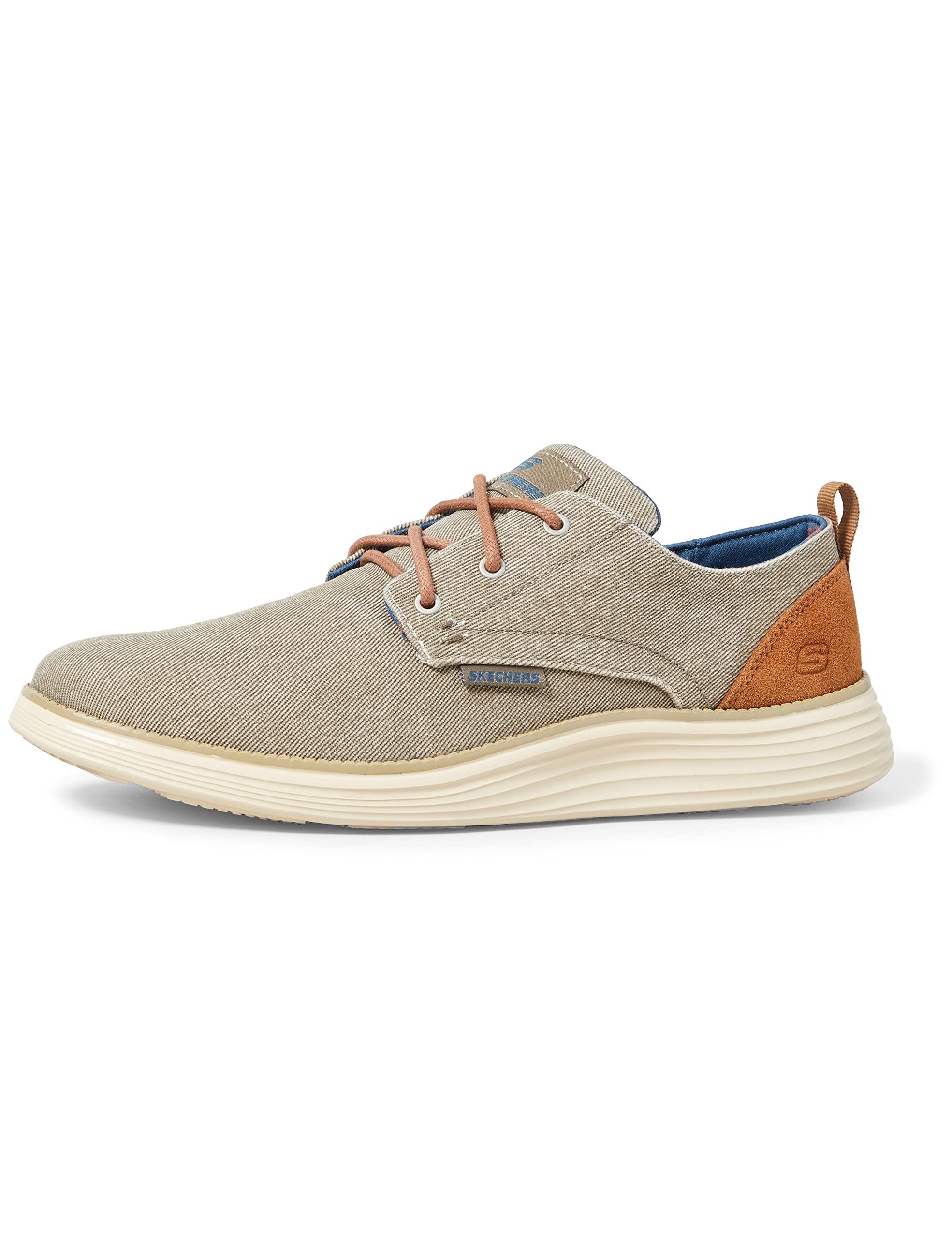 Skechers Status 2.0 Pexton Boat Shoes in Gray for Men | Lyst