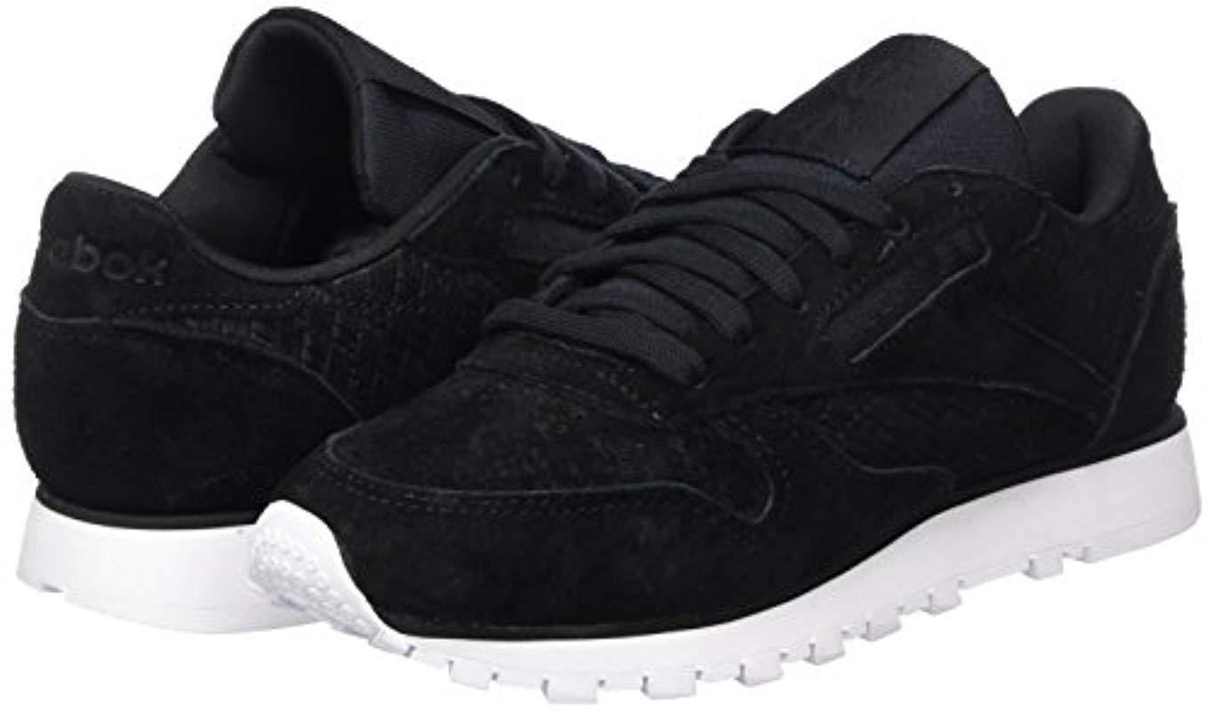 classic leather woven emb